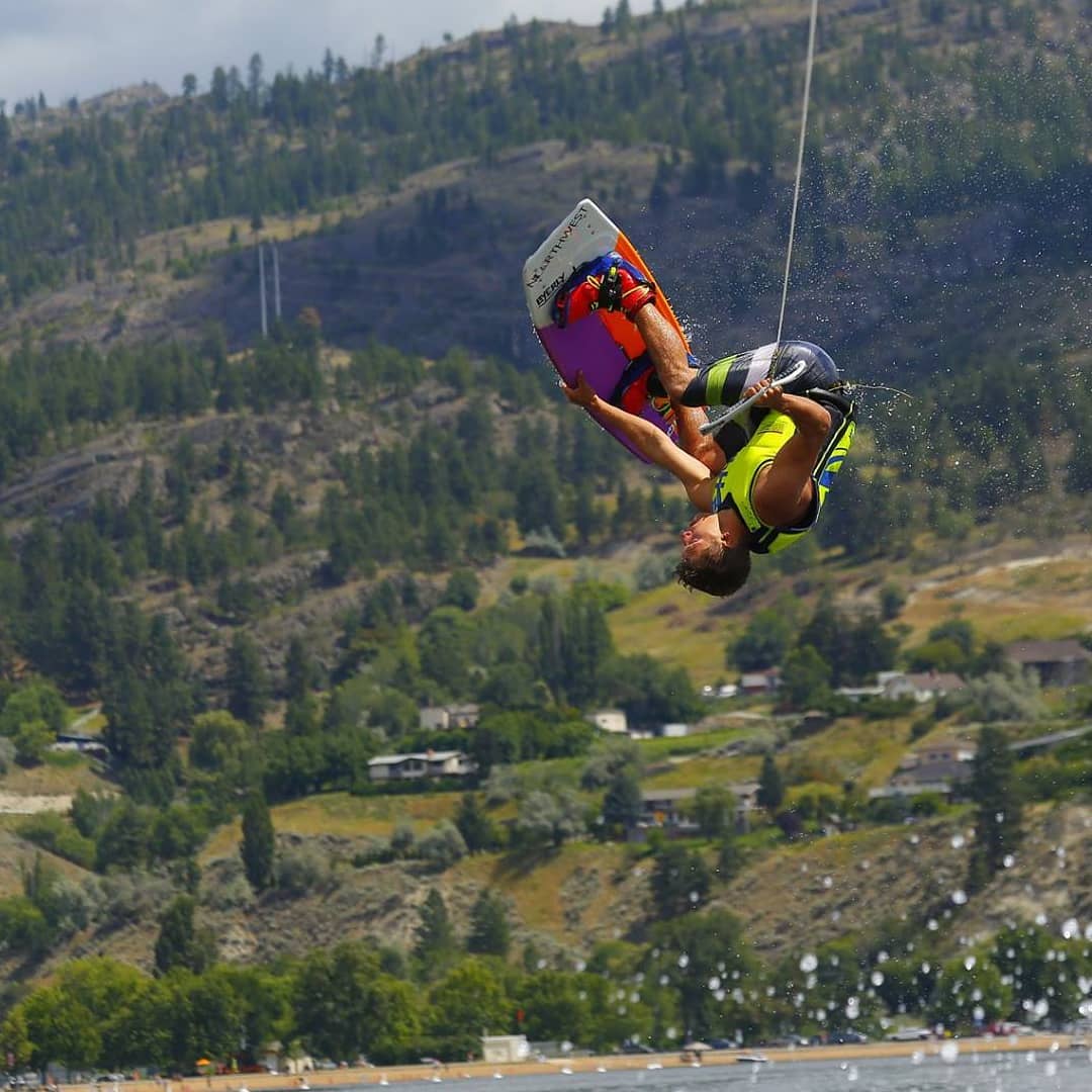 Skaha Lake wakeboarding adventures with Penticton boat rentals